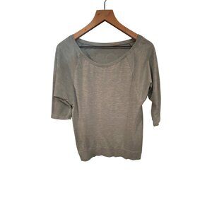 Sweaty‎ Betty Blue Womens Mesh Panel Top Size M